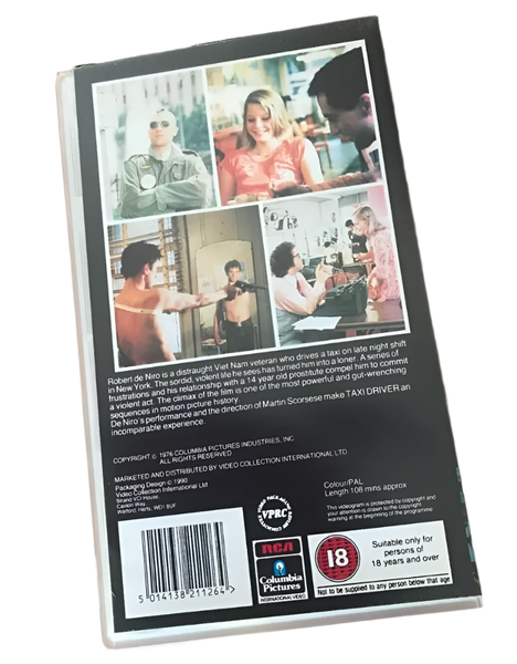 Taxi Driver (1976) - New VHS 1990 Video Collection International Tape - Shuga Records