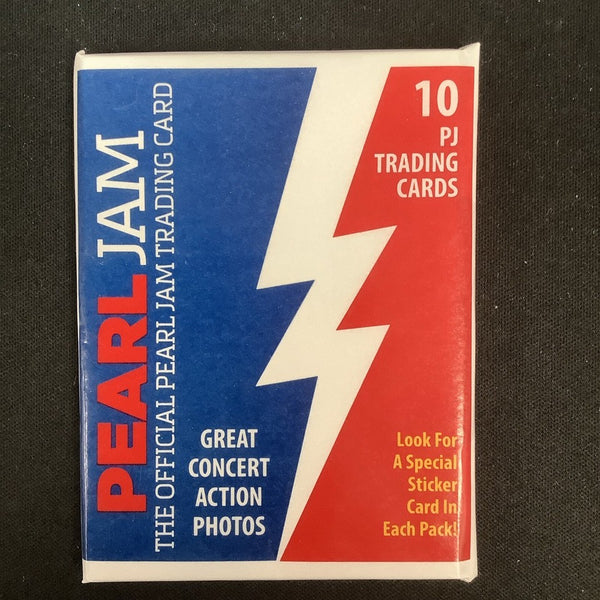 (1) One Pack - New Sealed 2018 Pearl Jam CHICAGO Trading Card PACK - 10 Cards & 1 Sticker - Shuga Records