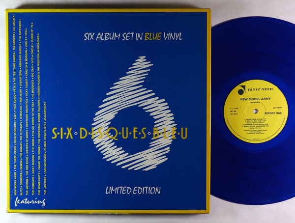 Various - Mint- (vg+ box) 6 LP Record Box Set 1987 Abstract UK Blue Vinyl - New Wave / Punk / Garage Rock / Indie - Shuga Records