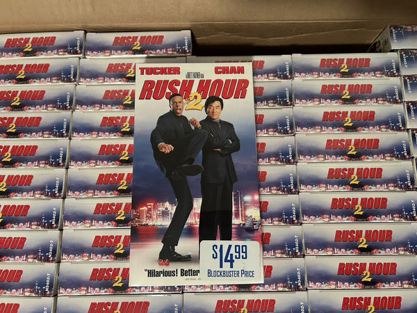VHS New Factory Sealed 2001 Rush Hour 2 - Shuga Records
