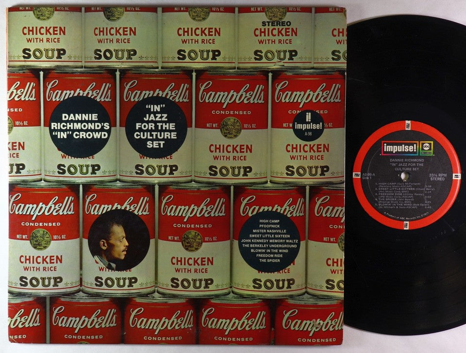 Dannie Richmond's "In" Crowd - "In" Jazz for the Culture Set - VG- (lower grade) LP Record 1971 Impulse! USA Vinyl - Jazz / Hard Bop / Latin Jazz - Shuga Records