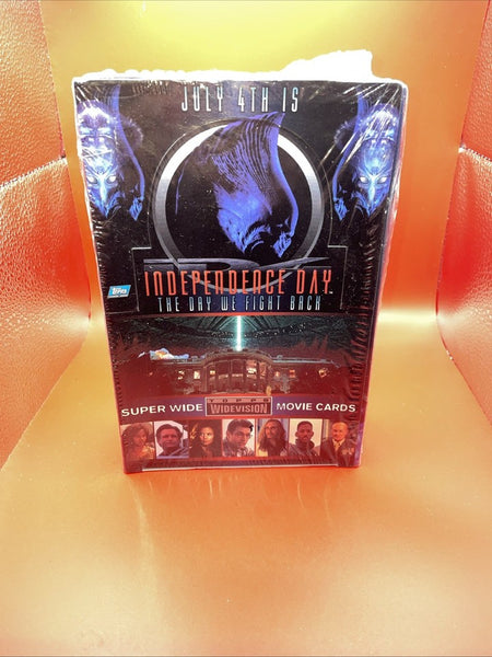 (1) One Pack - New 1996 Topps INDEPENDENCE DAY Movie Super Widevision Trading Card - 6 Cards - Shuga Records