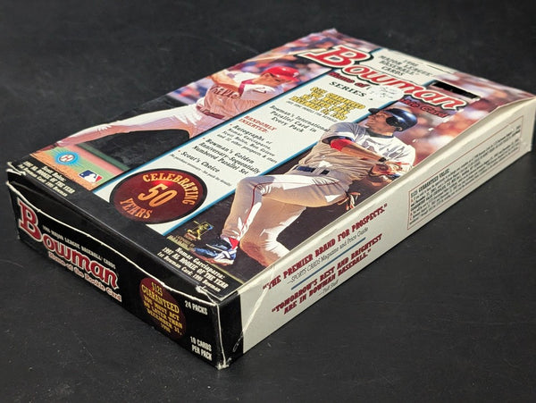 (1) One Pack - New Sealed Bowman 1998 Series 1 MLB Baseball Trading Card Pack - 10 Cards - Shuga Records