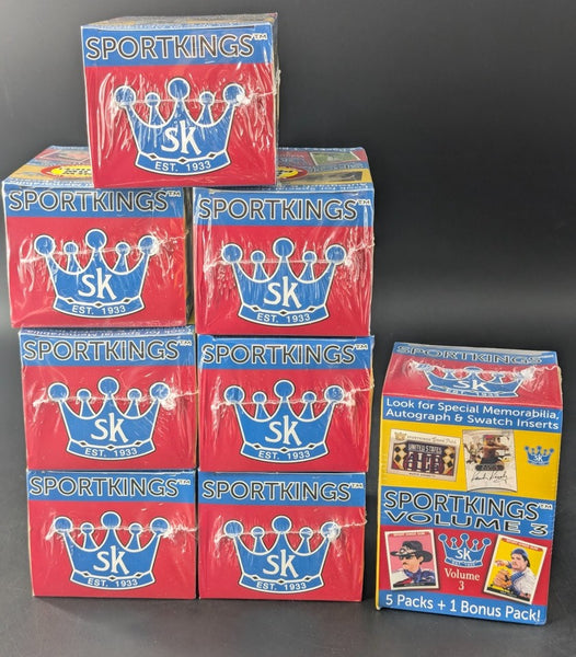 (1) Box 6 Pack 2022 SK Sage Sportkings Volume 3 Sports Trading Cards - Shuga Records