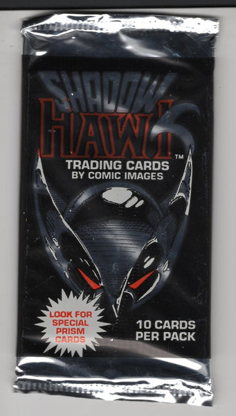(1) One Pack - 1992 Jim Valentino's Comic Images SHADOWHAWK Trading Card - 10 Cards - Shuga Records