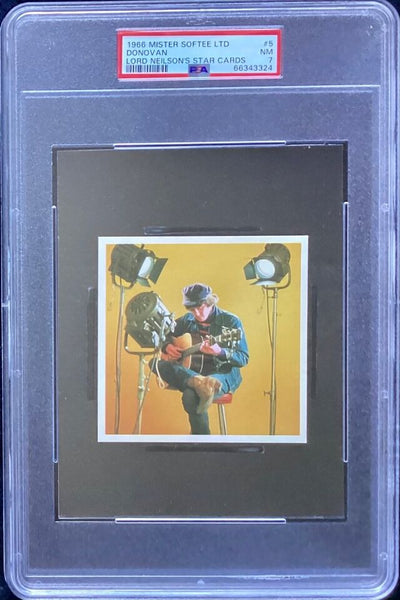 DONOVAN - 1966 Mister Softee Lord Neilson #5 - PSA 7 Rookie RC Pop 1 - Shuga Records