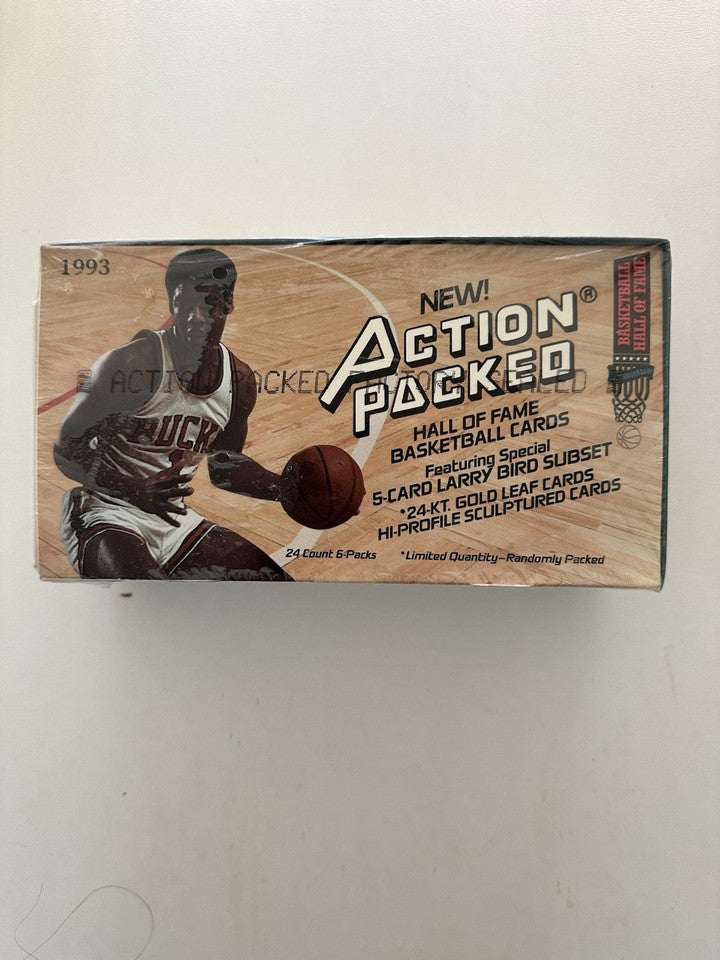 (1) New One Pack - 1993 Action Packed NBA Hall of Fame Series Basketball Trading Card - 6 Cards Per Pack - Shuga Records