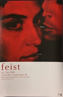 Feist - Let it Die - US Tour 2005 - Promo Poster - Shuga Records