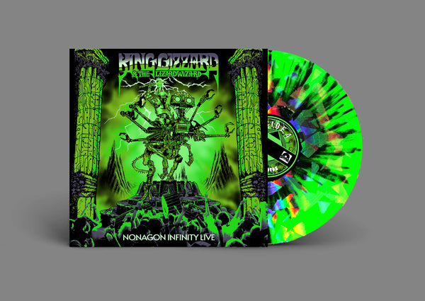 King Gizzard And The Lizard Wizard - Nonagon Infinity Live - New LP Record 2024 Romanus Shuga Exclusive Holographic Splatter Vinyl - Psychedelic Rock - Shuga Records
