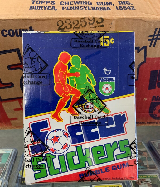 (1) One Pack - 1979 Topps NASL Soccer Sticker Trading Card - 4 Cards BBCE Sealed - Shuga Records