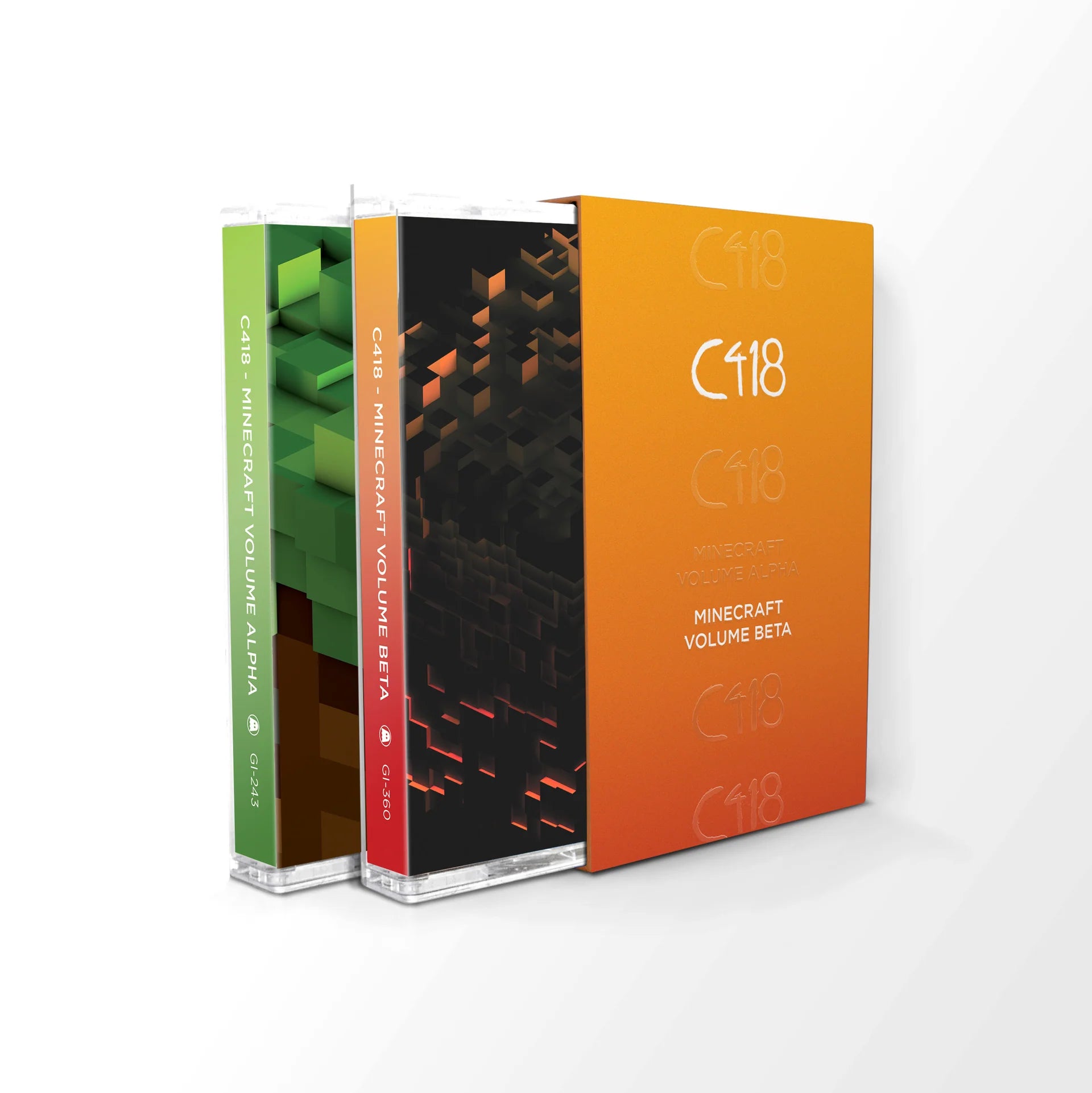 C418 - Minecraft Alpha Beta - New 2 Cassette Set 2025 Ghostly