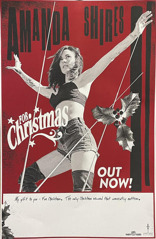 Amanda Shires - For Christmas - 11" x 17" Promo Poster - p0349