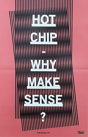 Hot Chip - Why Make Sense - 11" x 17" Promo Poster (Double Signed) p0411