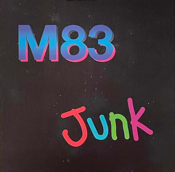 M83 - Junk - 12" x 12" Promo Flat Double Sided p0386 - Shuga Records