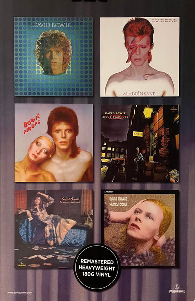 David Bowie - @ the Beeb - 11" x 17" Promo Flat Double Sided p0395-4 - Shuga Records