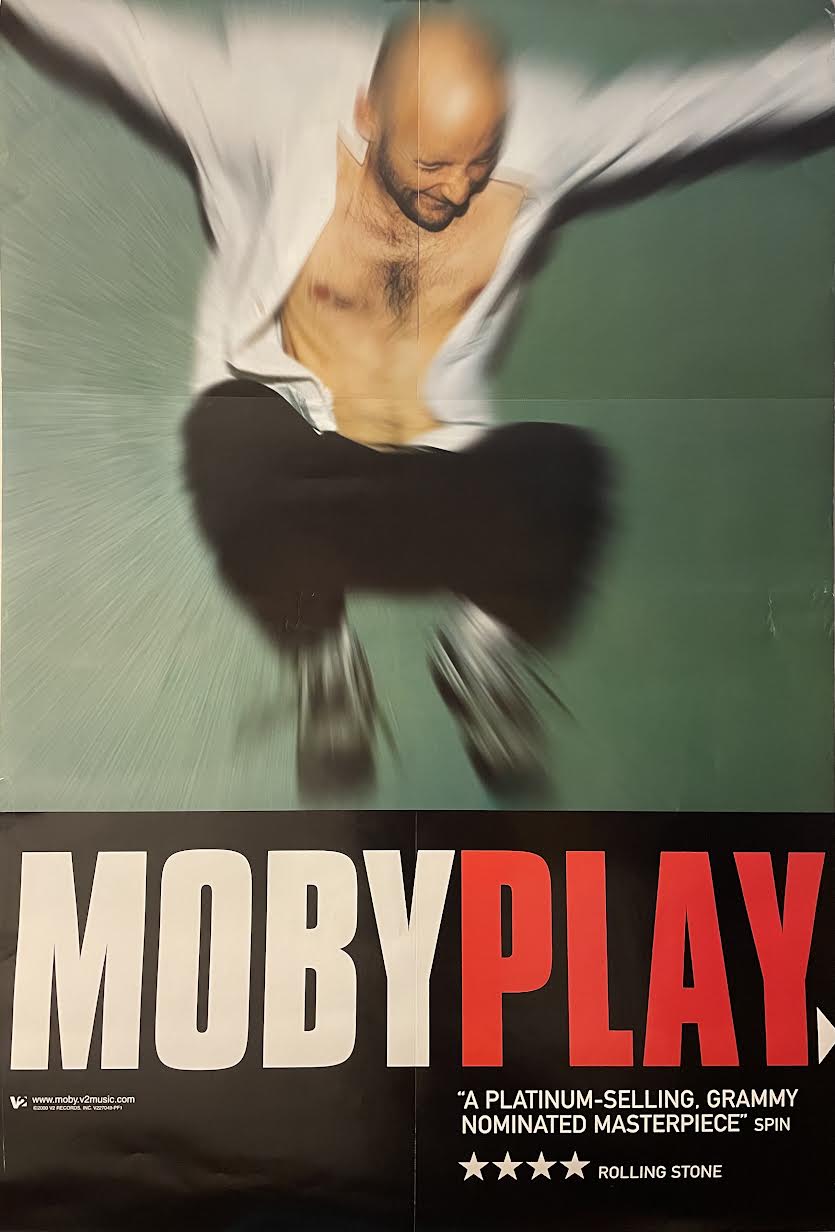 Moby – Play - 24x35 Double Sided Album Promo Poster - p0057– Shuga