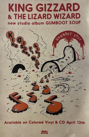 King Gizzard & the Lizard Wizard - Gumboot Soup - 11" x 17" Promo Poster - p0383