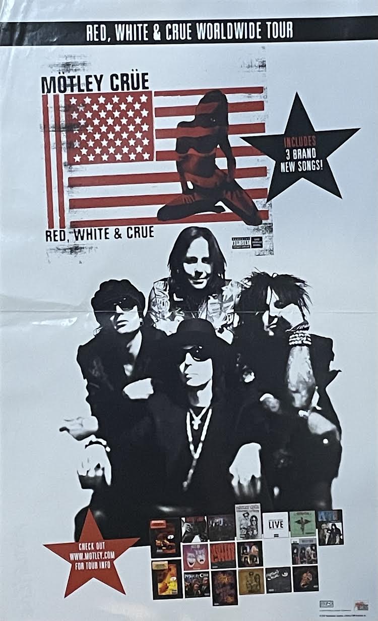 Mötley Crüe – Red, White & Crüe Worldwide Tour - 2005 - p0141 Poster