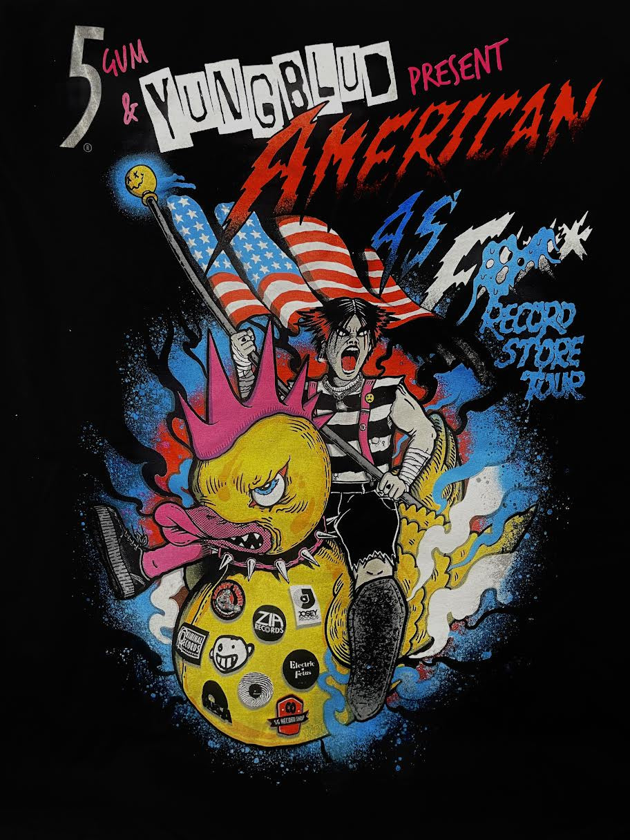 Yungblud - American As F#@! Recrd Store Tour - TShirt - Shuga Records