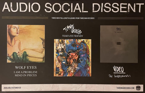 Audio Social Dissent - Roster - 11x17 Flat Promo Poster - p0422-3