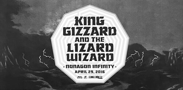 King Gizzard & The Lizard Wizard - Nonagon Infinity - 7" x 14" Promo Flat (Double Sided) p0068-2