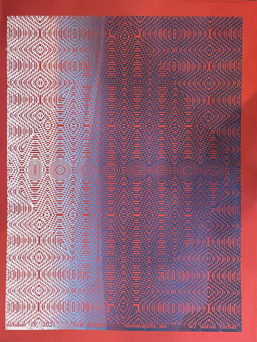 100 Gecs - First Avenue  Minneapolis - 20" x 26" Screen Print Poster (Red) p0410
