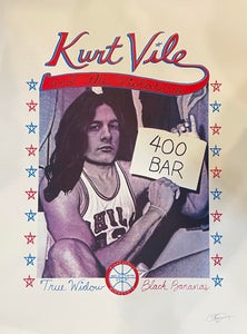 Kurt Vile & the Violators - 400 Bar - 18" x 24" Starman Press Screen Print Poster - p0007