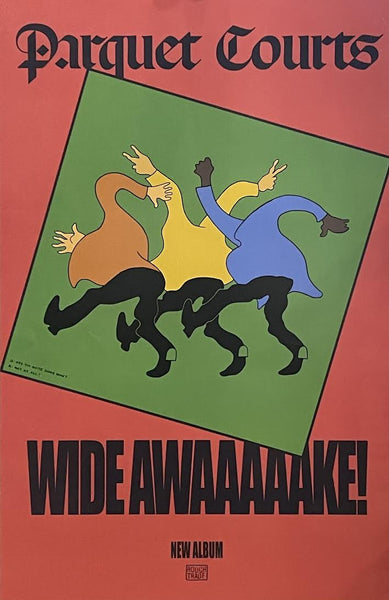 Parquet Courts - Wide Awaaaaake! - 11" x 17" Double Sided Album Promo Poster - p0407 - Shuga Records