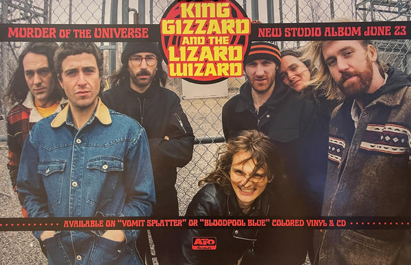 King Gizzard & the Lizard Wizard - Murder of the Universe - 11" x 17" Promo Poster Double Sided - p0383-1 - Shuga Records