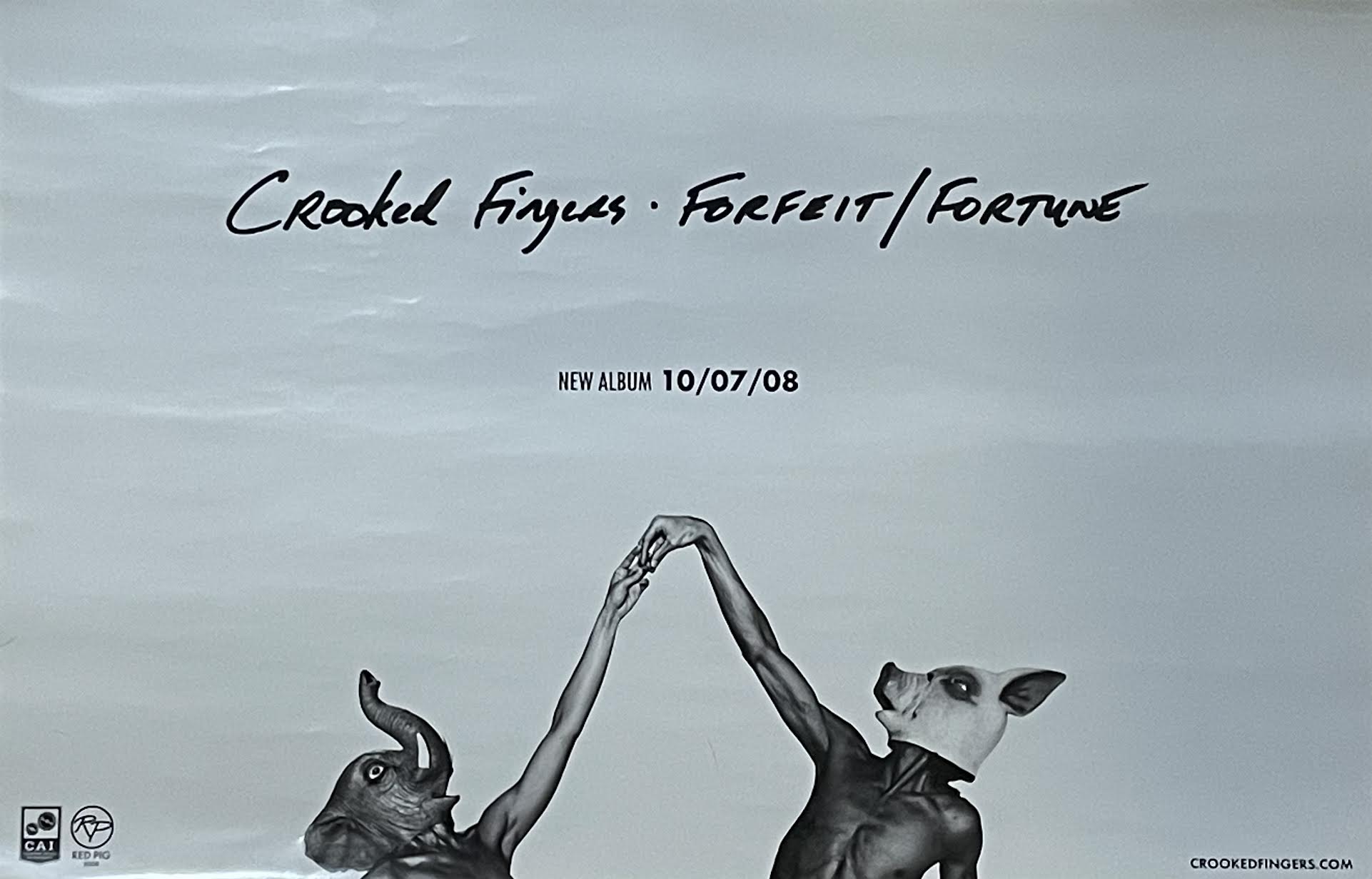 Crooked Fingers – Forfeit/Fortune - 11x17 Promo Poster - p0115 - Shuga Records