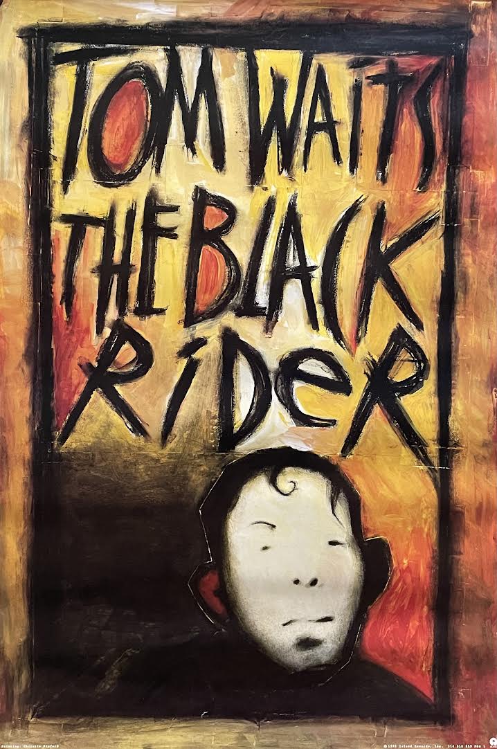 Tom Waits – The Black Rider - 18x29 Promo Poster - p0557 - Shuga Records