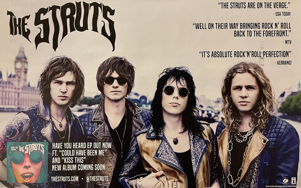 The Struts - Have You Heard - 11" x 17" Double Sided Album Promo Poster - p0342-2 - Shuga Records
