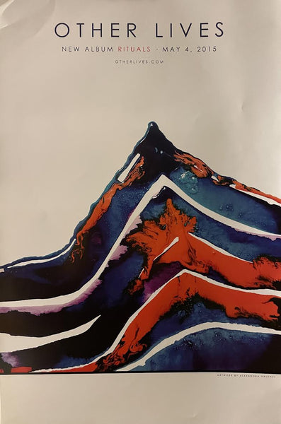 Other Lives - Rituals - 11" x 17" Double Sided Album Promo Poster - p0034-1 - Shuga Records