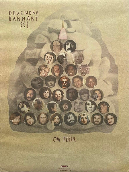 Devendra Banhart – Smokey Rolls Down Thunder Canyon - 18" x 24" Promo Poster (double sided) p0564 - Shuga Records