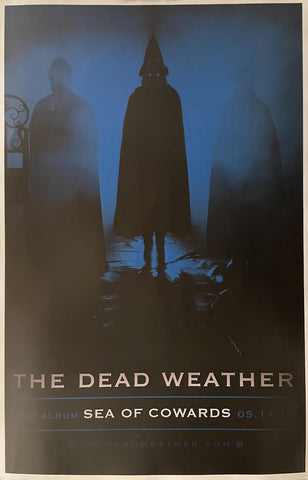 The Dead Weather - Sea of Cowards - 11" x 17" Album Promo Poster (Blue Version) -  p0023-3