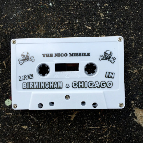 The Nico Missile - Live in Birmingham and Chicago - 2016 Quality Time White Tape with Download - Cleveland, IL Punk / Garage Rock - Shuga Records