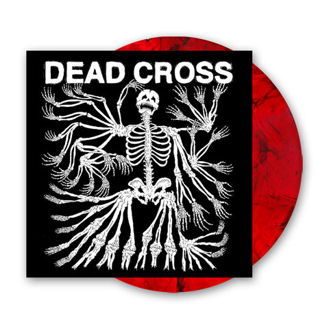 Dead Cross ‎– S/T - New Vinyl Record 2017 Ipecac Limited Edition Pressing on Red/Black Swirl Vinyl with Glow-in-the-Dark Gatefold Sleeve - Hardcore / Heavy Metal