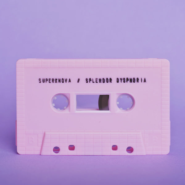 SuperKnova - Splendor Dysphoria - New Cassette 2017 Worry Records Pink Tape - Chicago, IL Trip Hop / Pop - Shuga Records