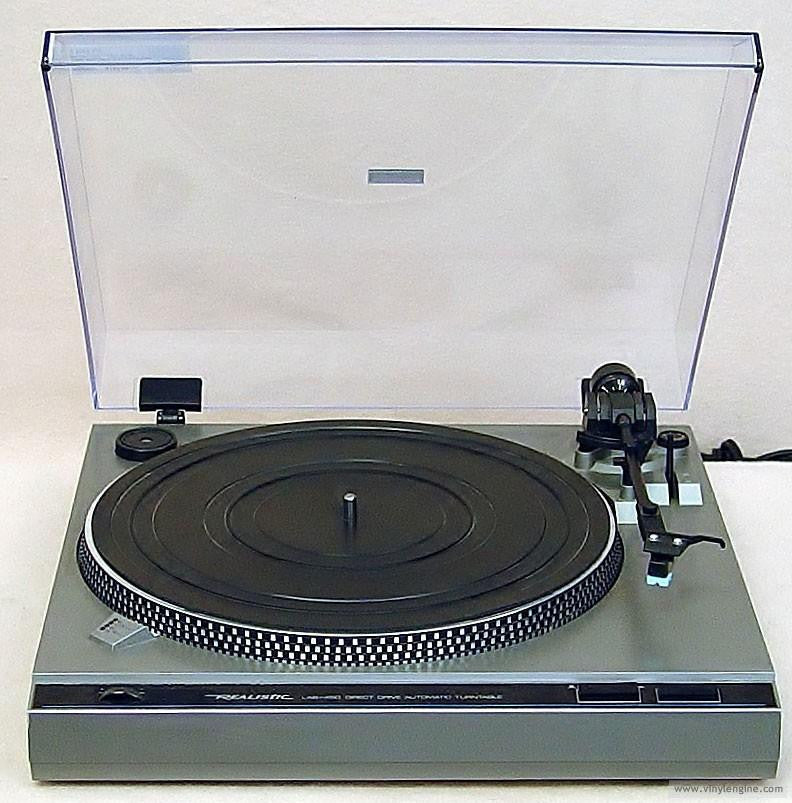USED 1989 Realistic LAB-450 Direct Drive Turntable Record Player & Shure R47XT With New Shure 5X Needle