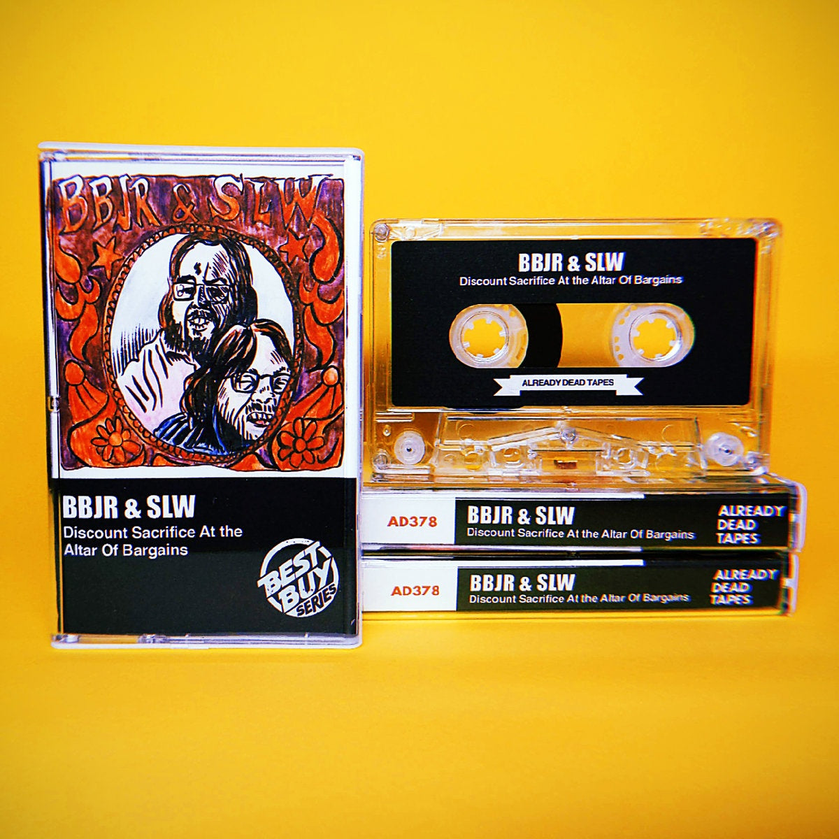 BBJR & SLW – Discount Sacrifice At The Altar Of Bargains - New Cassette 2021 Already Dead Tape - Experimental Rock