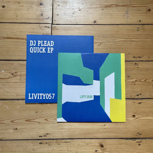 DJ Plead – Quick EP - New 12" EP Record  2022 Livity Sound UK Import Vinyl - Electronic / Downtempo / Psychedelic Drums