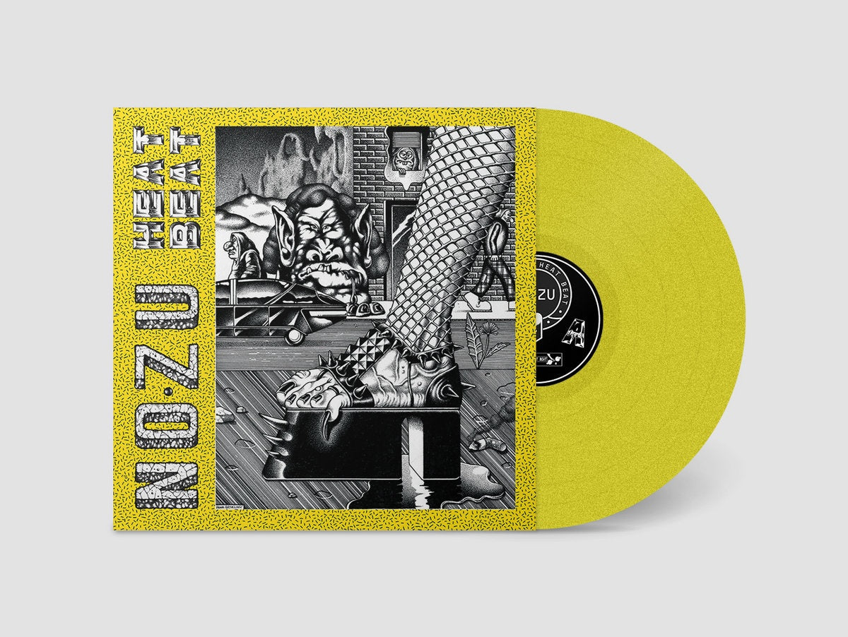 NO ZU - Heat Beat - New LP Record 2022 Chapter Music Yellow Speckled  Vinyl - Post Punk / No Wave / Boogie