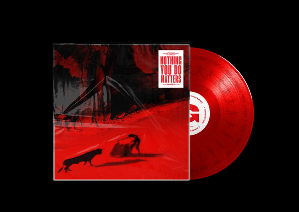 Ganser - Nothing You Do Matters - New EP Record 2022 Felte Red Vinyl - Chicago Art Rock / Post-Punk / No Wave - Shuga Records