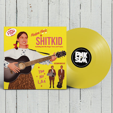 ShitKid – Fish - New LP Record 2023 PNKSLM Sweden Yellow Vinyl - Indie Pop / Rock & Roll / Lo-Fi