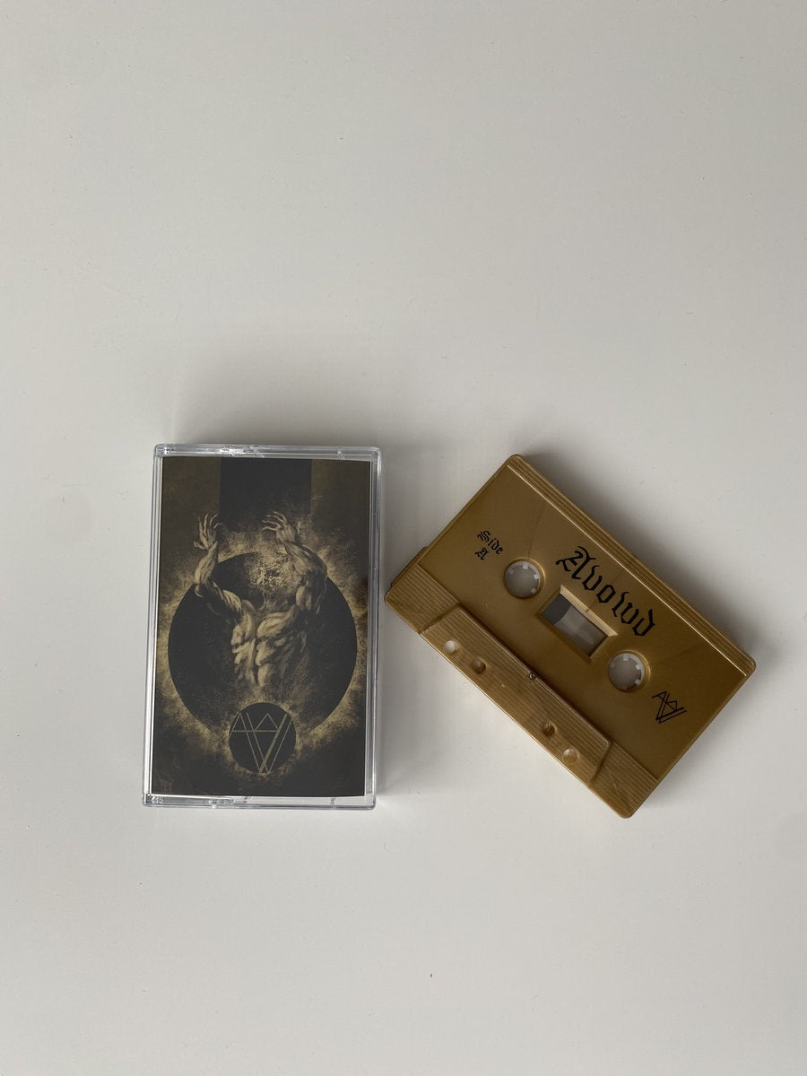 AVOWD - AVOWD Vol.1 - New Cassette 2023 AVOWD Self Released Gold Tape - Chicago Black Metal - Shuga Records