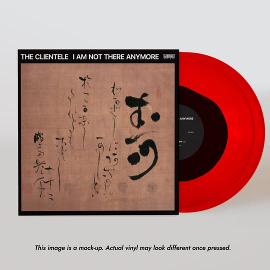 The Clientele - I Am Not There Anymore - Mint- 2 LP Record 2023 Merge Black-in-red Vinyl - Alternative Pop / Psychedelic Rock - Shuga Records
