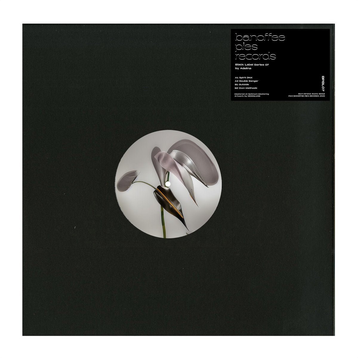 Adelina - Black Label Series 07 - New 12" EP Record 2023 Banoffee Pies UK Vinyl - Techno / Acid / Electro