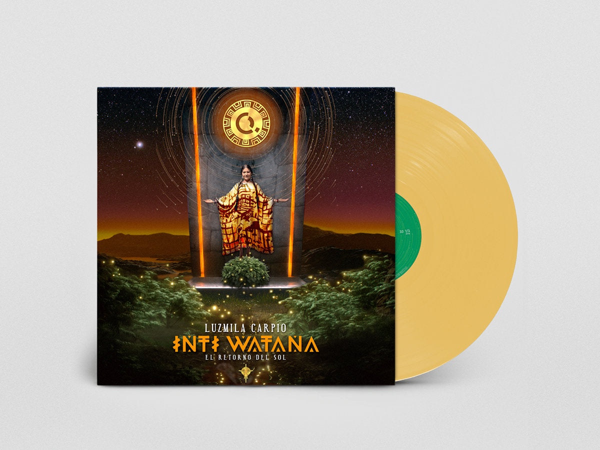 Luzmila Carpio - Inti Watana - El Retorno del Sol - Mint- LP Record 2023 ZZK Opaque Yellow Vinyl - Folktronica / Bolivian / Andean Folk - Shuga Records