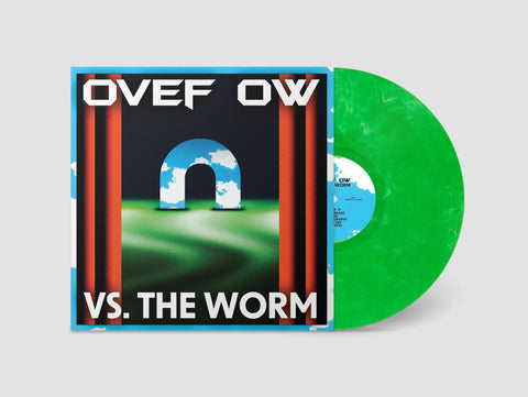 Ovef Ow – Vs. The Worm - New LP Record 2023 What's For Breakfast? / Oort Cloud Green & White Marble Vinyl - Chicago Art Rock