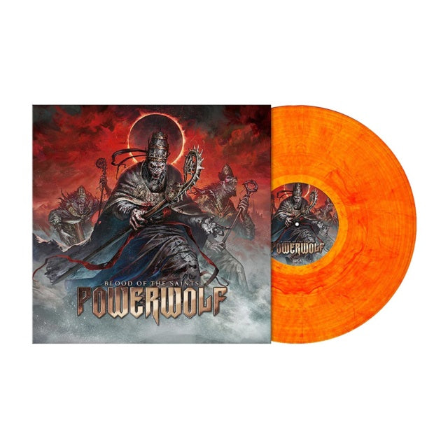 Powerwolf – Blood Of The Saints (2011) - New LP Record 2021 Metal Blade Europe Flame Marbled Vinyl - Heavy Metal / Power Metal - Shuga Records